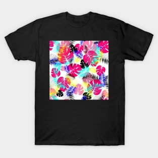 Colorful leaves pattern T-Shirt